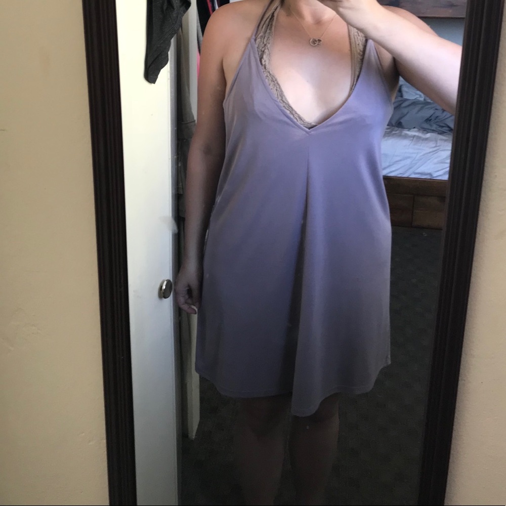 Lavender Urban Outfitters Halter Dress